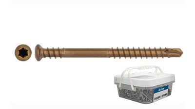 Stainless Bronze Anzor Self Drilling Decking Screw