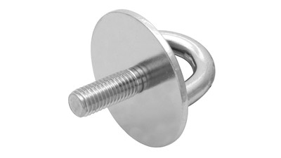 Stainless Round Eye Pad with Machine Thread