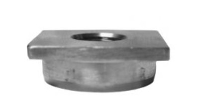 Stainless Heavy Square Ajusta Foot Insert