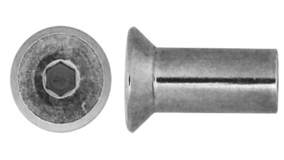 Stainless Countersunk Socket Barrel Nut