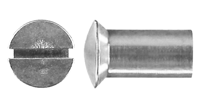 Stainless Raised Csk Slot Barrel Nut