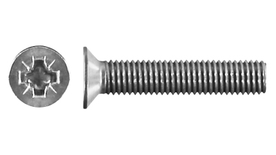 Stainless Countersunk Pozi Machine Screw