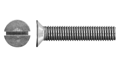 Stainless Countersunk Slot Machine Screw