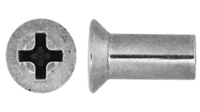 Stainless Countersunk Philips Barrel Nut