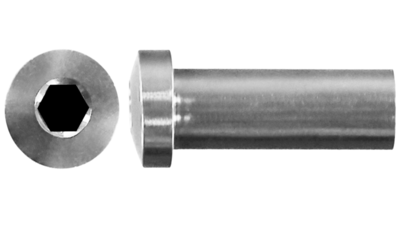 stainless pan socket drive barrel nut