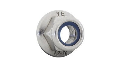 Stainless Flanged Nyloc Nut