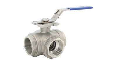 Stainless L and T Port 3 Way Ball Valve