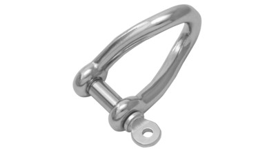 Stainless Twist D Shackle