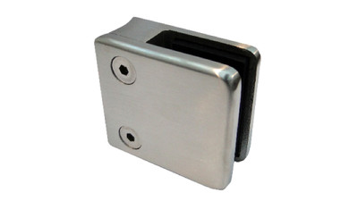 Stainless Square Glass Clamp