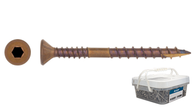 Stainless Bronze Csk Socket Decking Screw