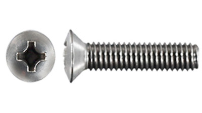 Stainless Raised Csk Philips Machine Screws