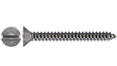 Stainless Csk Slot Self Tapping Screw