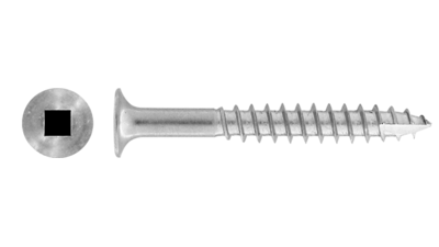 stainless steel bugle square drive t17 particle board screw